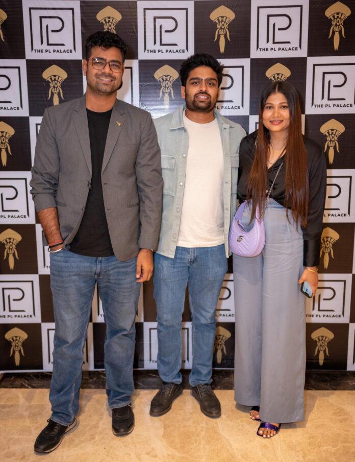 Pulkit Arora, Director, CYK Hospitalities, Shivam Sharma & Suman Sharma, Owners of The Wok Bar