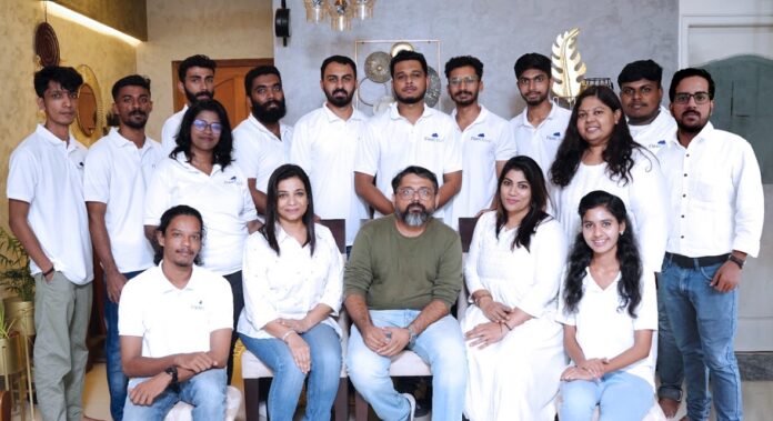 (Anooja Bashir (CEO & Co-Founder), Vinod Chacko (Founder), Binu Mathew (CFO) along with the team)