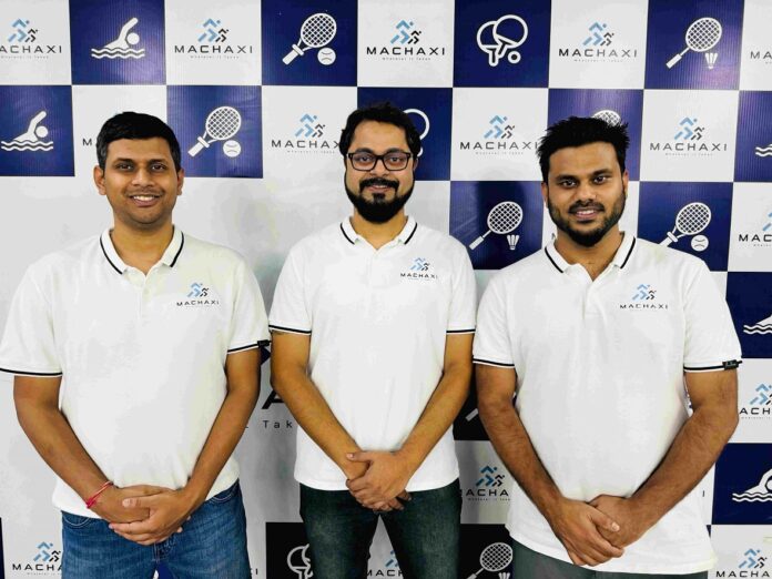 L-R Pratish Raj, Co-founder & CEO, Ashish Anand, Co-founder & COO,Tushar Raj, Co-founder & CTO, Machaxi