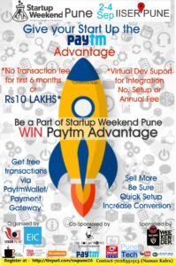 Startup Weekend Pune to be organised from September 2nd to 5th, 2016