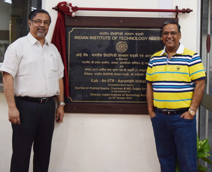 Foundation Stone Laying for iLab An IITR- Aarambh Initiative, at IIT Roorkee