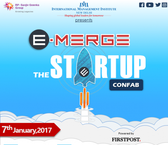 IMI, New Delhi to Organize E-Merge 2017 The Startup Confab