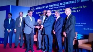 CFO of Akshaya Patra, Mr R Ganesh receives ICAI Gold Shield Award