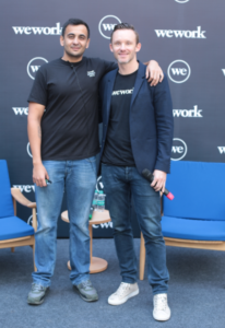Karan Virwani, GM, WeWork India and Ryan Bennett, GM, WeWork India