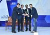 Mr. Utkarsh Gupta receiving the award