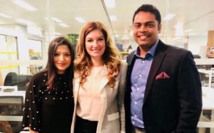 Sandy & Joel with Baroness Karren Brady