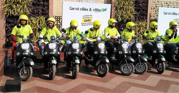 Bikers at the launch