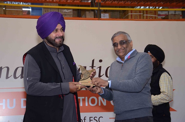 Mr. Kishore Biyani, Group CEO, Future Group With Navjot Singh Sidhu Punjab Minister of Local Government