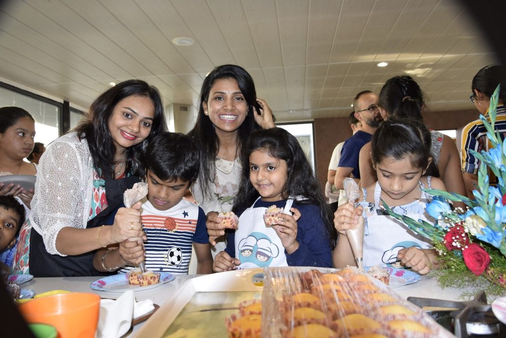 Chief of Impossible Chef Sushma Thota with little Chefs at TCL