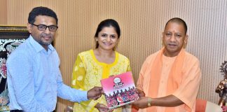 Dr. Sarika Mehta, The Founder of Biking Queens meets UP CM yogi Adityanath
