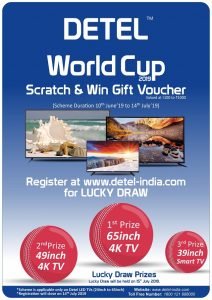 Detel announces ‘Detel World Cup Scratch and Win Offer’