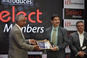 L-R , Suresh Reddy, TiE Hyderabad President, Mr. Jayesh Ranjan, Principal secretary, Phani Pattamatta, Executive Director TiE Hyderabad
