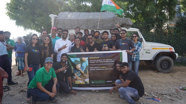 Sandeep Aggarwal Foundation partners with Robin Hood Army for their Mission5
