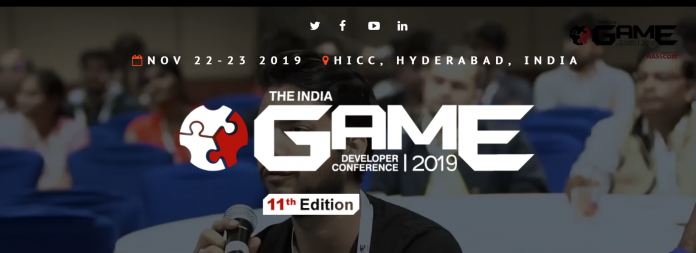 The 11th Edition of The India Game Developers Conference (IGDC) 2019 to be held in HICC, Hyderabad on 22nd-23rd Nov 2019