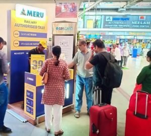 Meru Booking Counter at Main Area CSMT