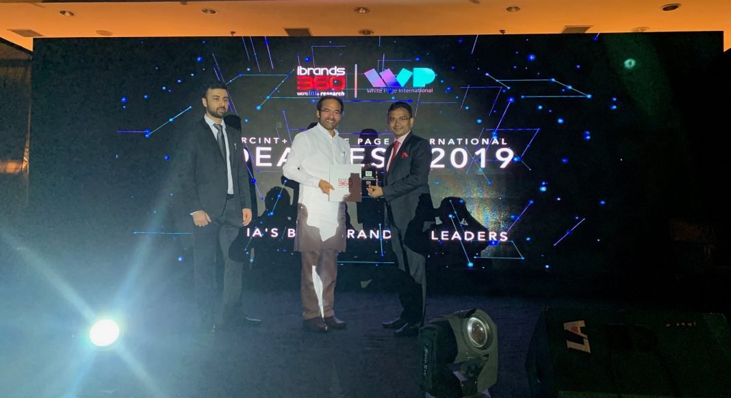 Endress+Hauser India CEO bags “Most Trusted CEO Award 2019” award at the World Consulting Research Corporation IDEASFEST 2019 Union Minister of State for Home Affairs, Hon. Kisan Reddy presenting the award to Kailash Desai, MD, Endress+Hauser India