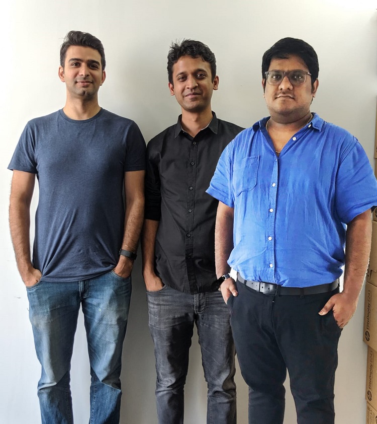 Angad Kikla -CEO, Divij Goyal -CMM and Naisheel Verdhan -CTO