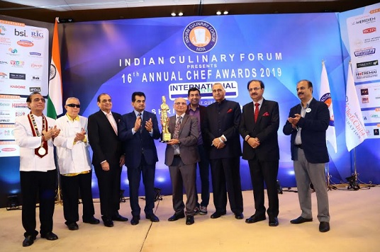 Life Achievement Award Chef Sushil Chugh, GM & Executive Chef - Hotel Country Inns & Suits by Radisson