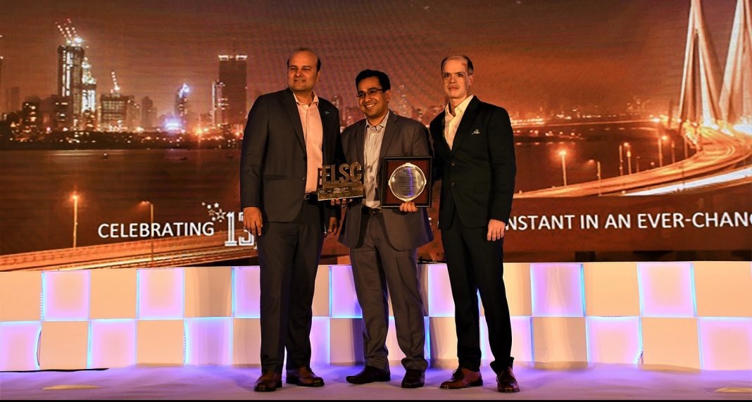 GoBOLT awarded “The Most Disruptive Start Up Logistics” at 13th ELSC Leadership Awards Mr. Sumit Sharma Co-Founder of GoBOLT (Middle) with the awards