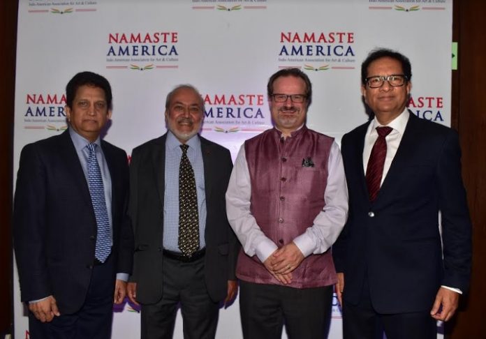 Nayan Patel - ED Packam Controls, Habil Khorakiwala - Chairman, Wockhardt Group, US Consul General David Ranz & Atul Nishar - President Namaste America