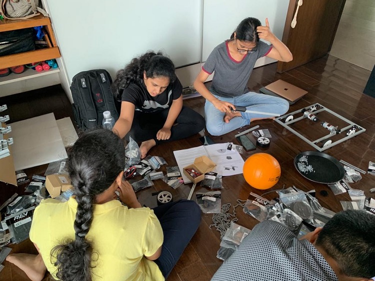 The team of 5 girls, Geared-Up Girls (14 yrs-18yrs) will build and use robots to address the challenge of ocean pollution at a unique Olympics-style Robotics Challenge