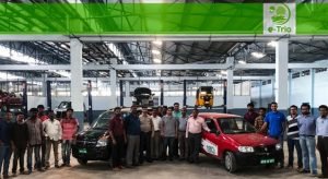 The technology team behind EV Conversions at E-trio facility