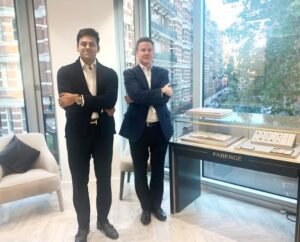 Mr. Rishabh Tongya - Creative Director, DIACOLOR and Mr. Antony Lindsay, Managing Director Fabergé