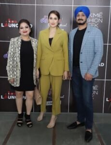 Avneet Grover, Centre Director INIFD West Delhi, Bollywood Actress Sagarika Ghatge and Jatin Grover