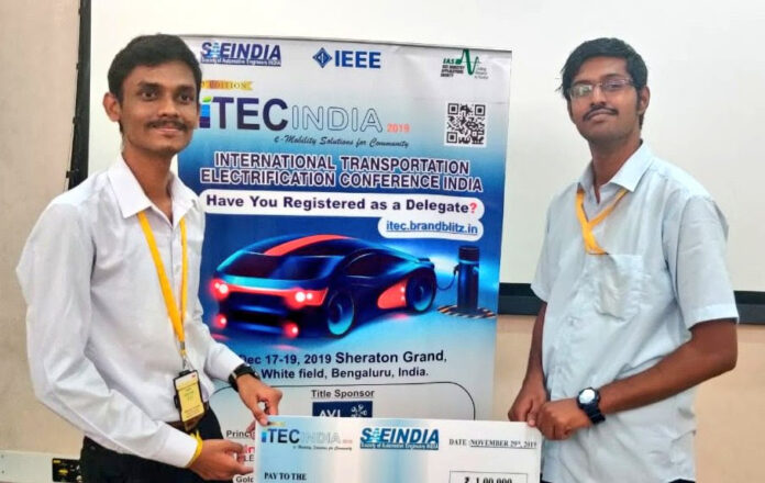 Team Praxians - iTEC India Hackathon 2019 Winners.