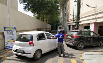 Park+launches Drive-Through COVID Vaccination Camp in parking lots in Gurugram
