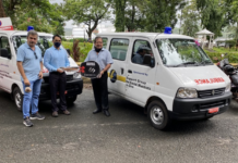 The Support Group for COVID Warriors in Goa Donates 8 Ambulances to Support COVID Warriors