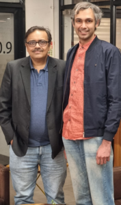 L-R - Arjun Sinha Roy and Anirudh Sharma