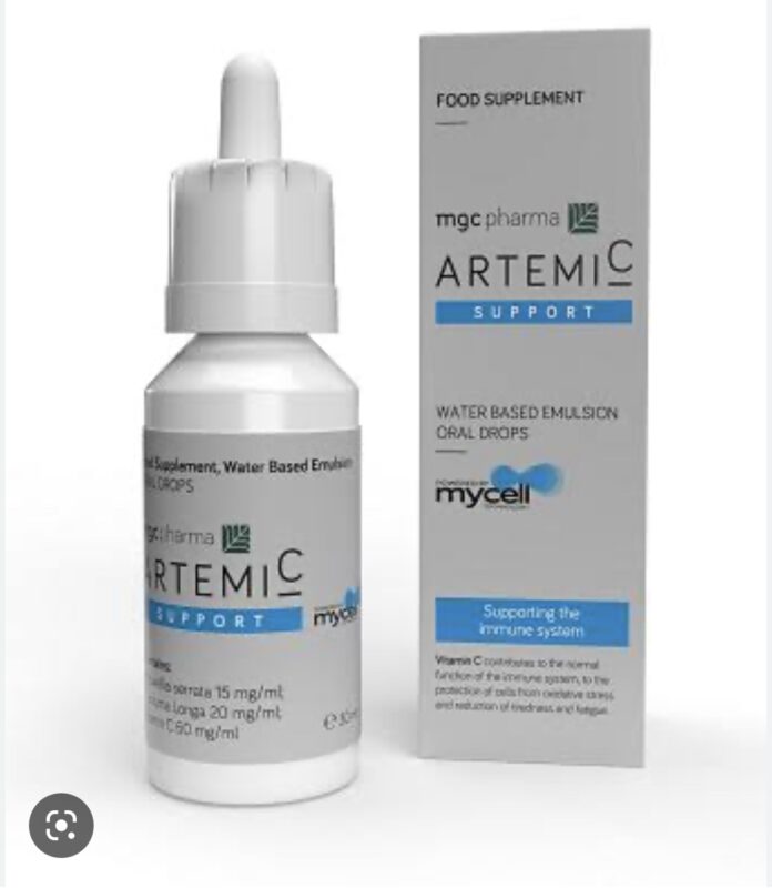 ArtemiC is a nutraceutical mouth spray that helps in recovering from severe COVID-19 symptoms