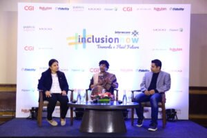 (L-R): Sarika Pradhan- CGI - VP - APAC and HR; Nirmala Menon- Founder - Interweave Consulting; & Anirban Nandi - Rakuten - VP - AI - Products and Business.