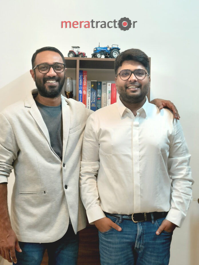 Sajith Abraham and Monak Gohel - Co-founders of MeraTractor (from L to R)