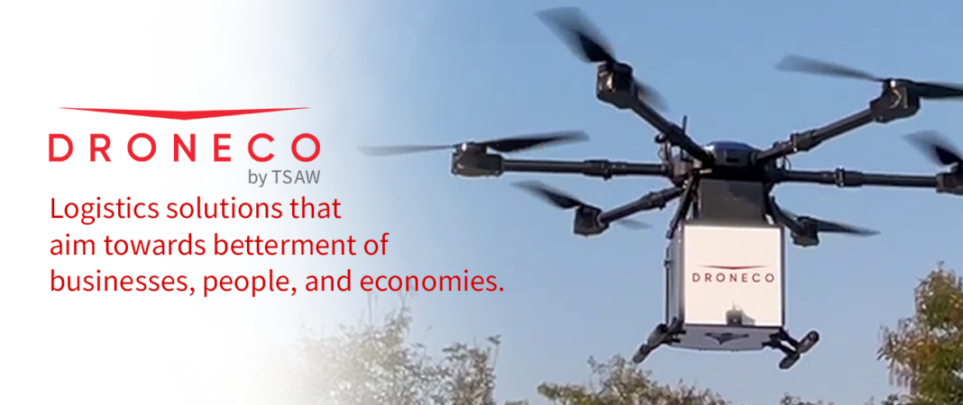 TSAW's DRONECO - Changing the Logistics Game with Cutting-Edge Drone Technology
