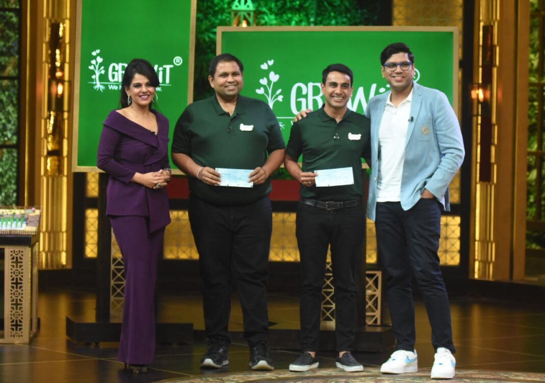 Agritech Startup GrowiT India Secures 50 Lakhs in Debt Funding from Sharks Peeyush Bansal and Namita Thapar GrowiT Funding from Sharks Peeyush Bansal and Namita Thapar in Shark Tank TV Show