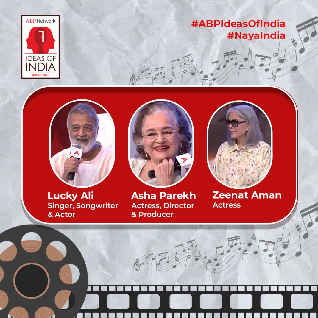 Lucky Ali, Zeenat Aman and Asha Parekh at Ideas of India Lucky Ali, Zeenat Aman and Asha Parekh at Ideas of India