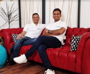 Rahul Prajapat, an IIT Bombay alumni (Right), Suhas Patel, a serial entrepreneur (Left)