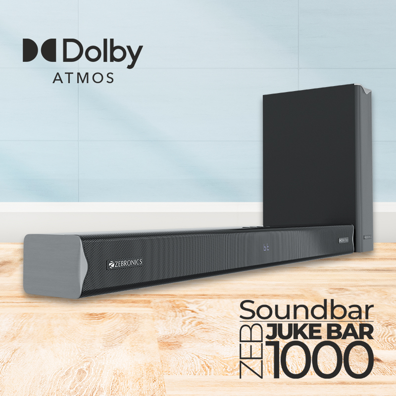Zebronics Introduces India's Most Accessible Dolby Atmos Soundbar