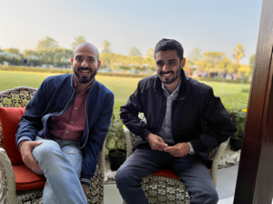 Evolve founders Rohan Arora (left) and Anshul Kamath (right)