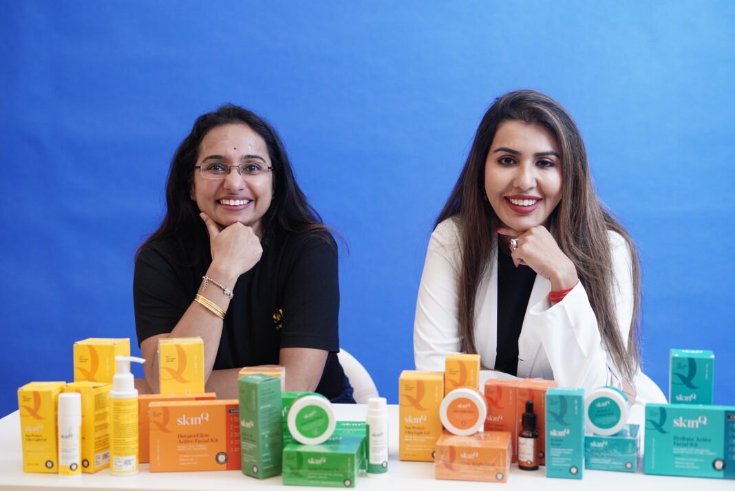 SkinQ, Pioneering Dermocosmetics, Secures Major Seed Investment Led by Inflection Point Ventures L-R Meera Iyer, Co-Founder & CEO and Dr. Chytra Anand, Founder & Chief formulator