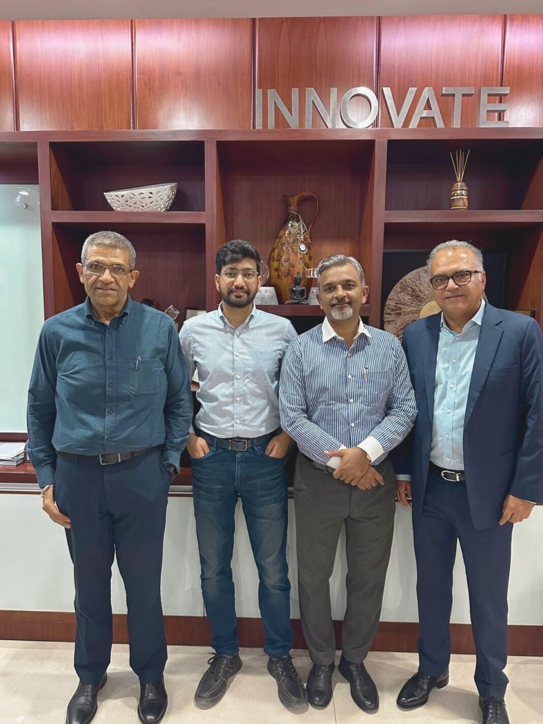 Livguard Energizes Future Mobility with Strategic Acquisition of Emuron Technologies Rakesh Malhotra, Kunal Garg, Vibhore Bharti, Co-Founder & COO at Emuron, Gurpreet Bhatia