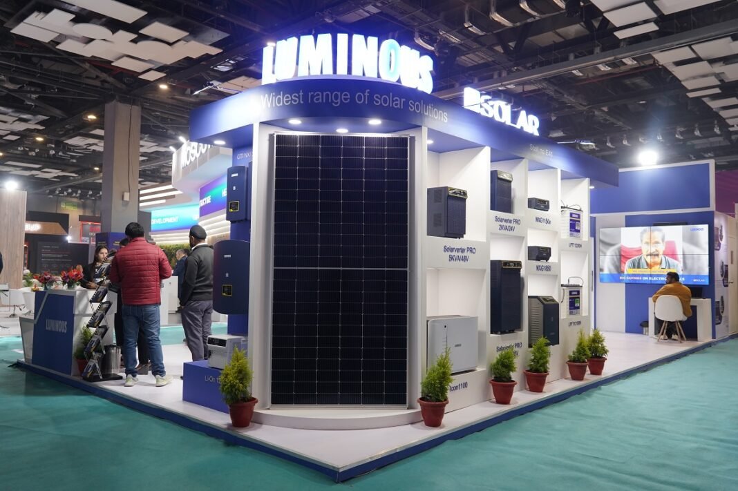 Luminous Power Technologies Unveils Cutting-Edge Solar Solutions at Smart Energy India Expo 2024 Luminous Power Technologies Showcases its Innovative Energy Solutions at Smart Energy India Expo 2024