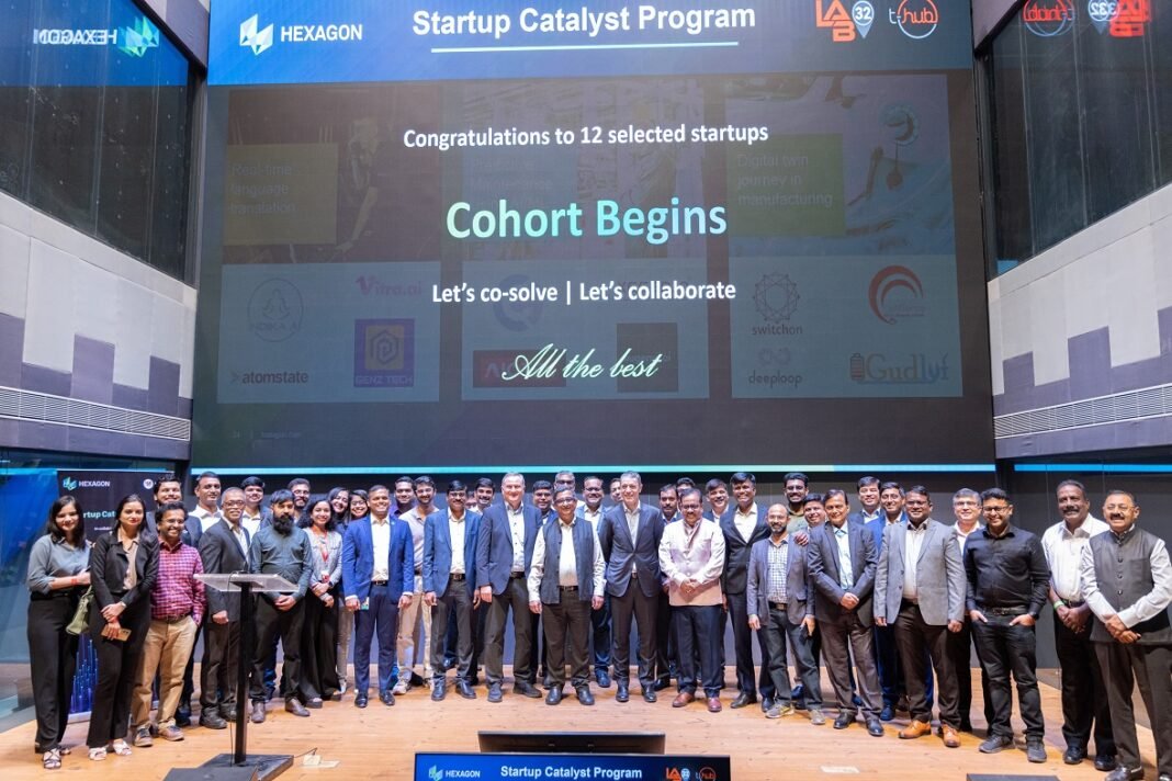 T-Hub and Hexagon selects 12 Startups for LAB32 Cohort, Driving Innovation in AI and Digital Reality T-Hub and Hexagon with startups