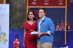 Lalit with Vineeta Singh