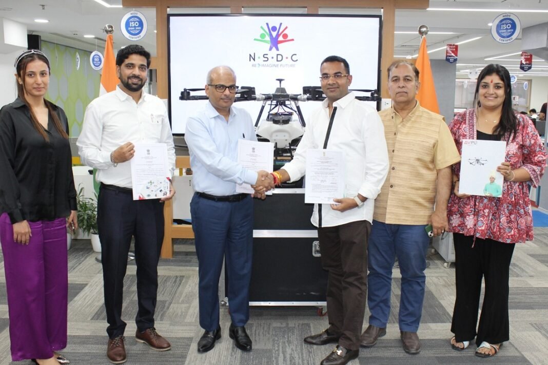 NSDC and AVPL International Sign MoU to Establish 70 Skills and Incubation Hubs for Global Employment in Drone, IoT, Agriculture, and Allied Sectors NSDC and AVPL International Sign MoU to Establish 70 Skills and Incubation Hubs for global employment