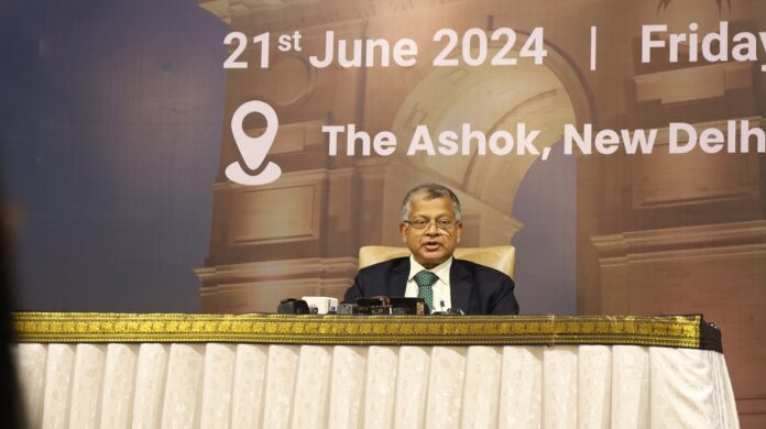 PFRDA’s Annual Felicitation Program for Atal Pension Yojana held at The Ashok Hotel, New Delhi on 21st June 2024