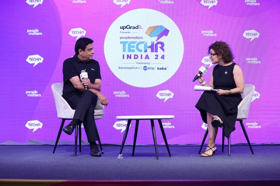 People Matters TechHR India 2024: Guiding India Inc. From Inspiration to Action Ester Martinez, CEO & Editor-in-Chief, People Matters with Ronnie Screwala, Chairperson & Co-Founder, upGrad Enterprise