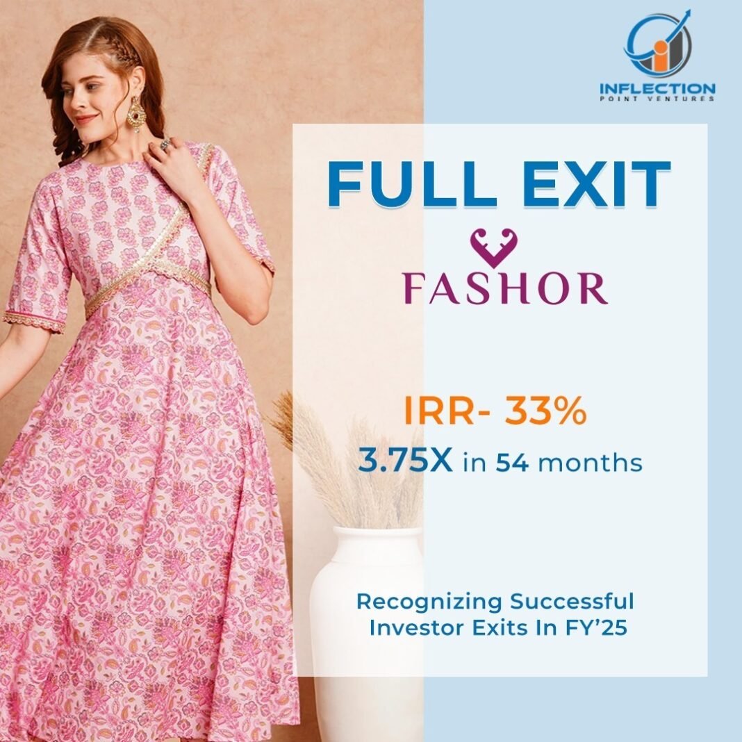 Inflection Point Ventures announces full exit from Fashor Inflection Point Ventures announces full exit from Fashor